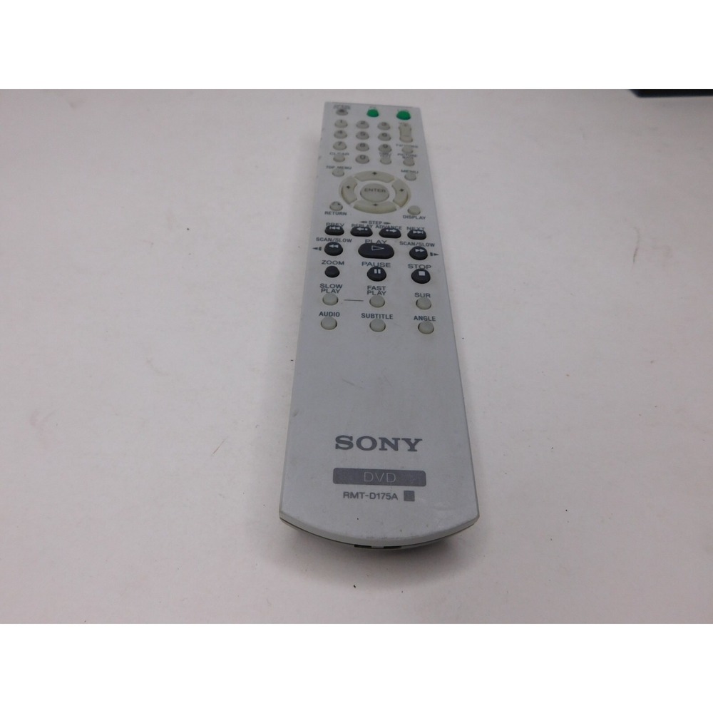 OEM Sony Remote Controller RMT-D175A DVD Remote Control Genuine Tested Works